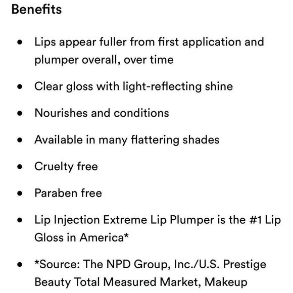 LAST 1! Too Faced Lip Injection Extreme Lip Plumper Plumping Gloss NEW - Picture 7 of 8